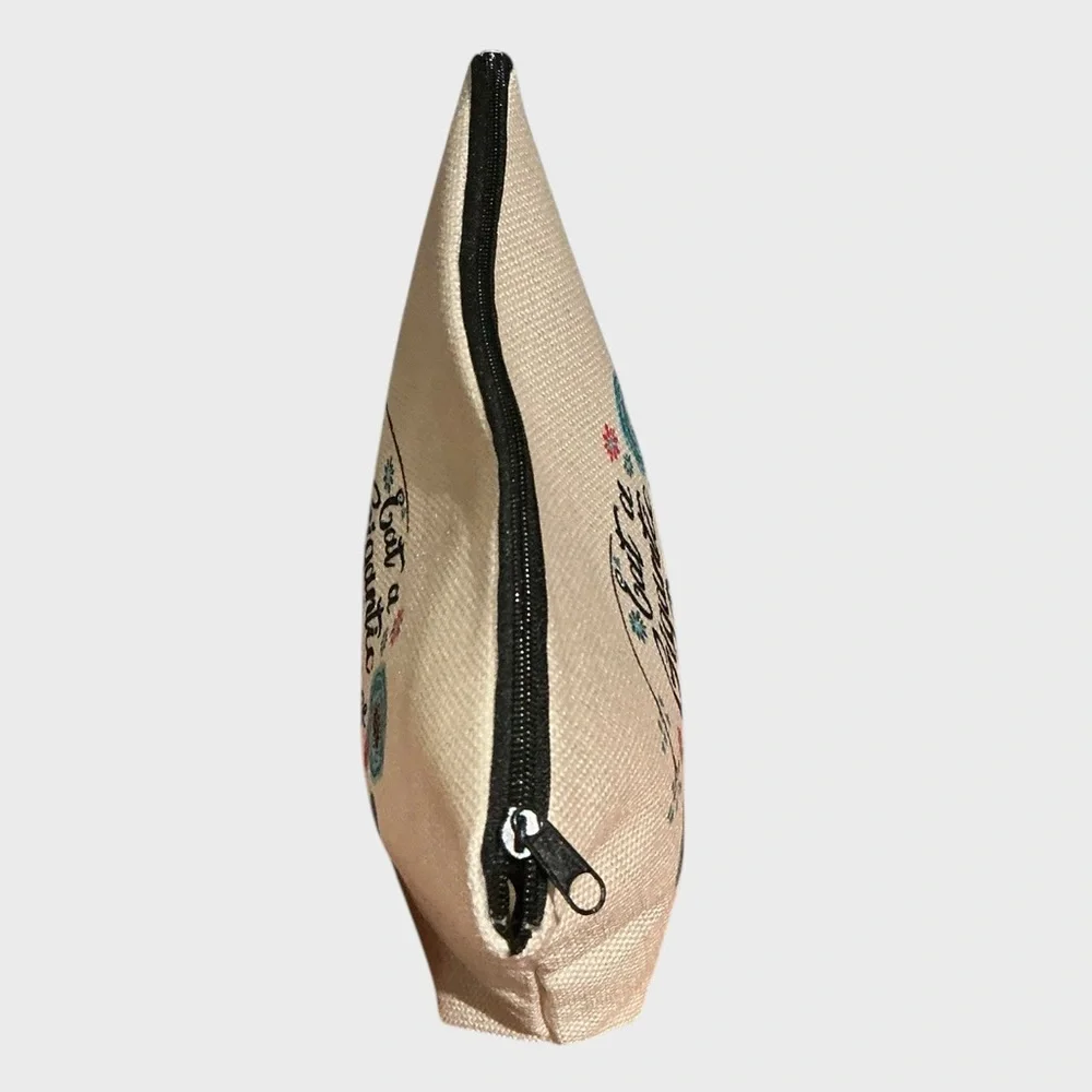 Eat a Gigantic Bag of D$cks Funny Zipper Cosmetic Bag Pouch NWT